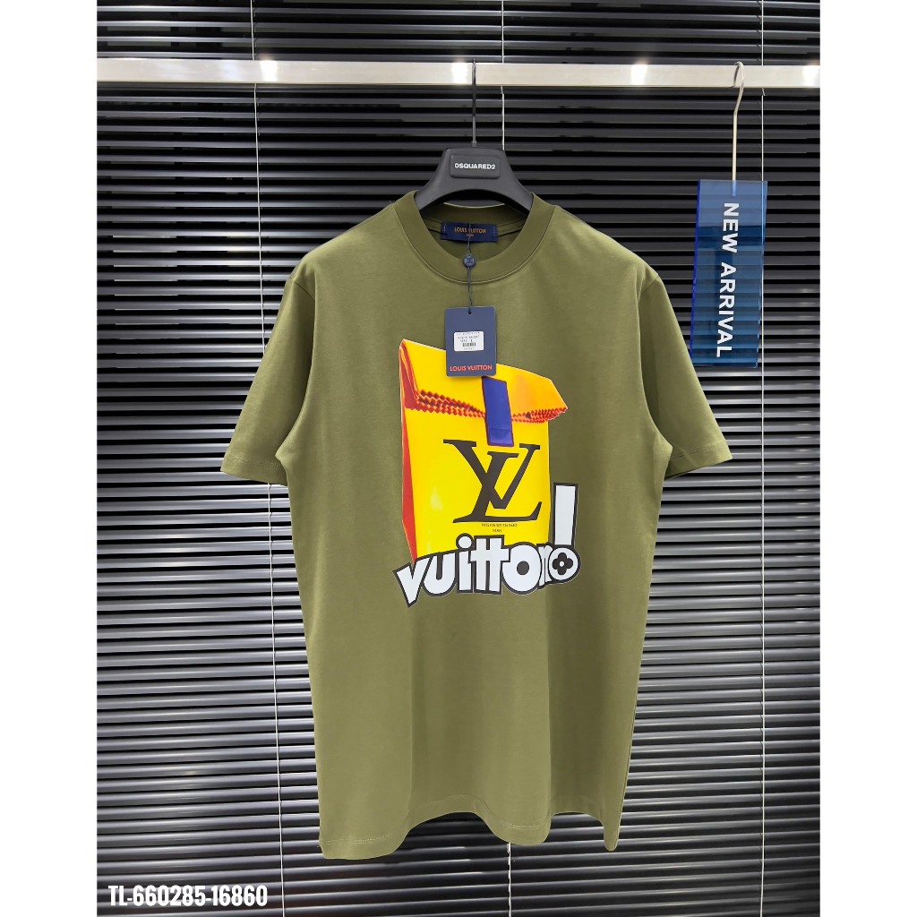 🔥Hot🔥Áo thun LV in hình thiết kế hot trend Nam nữ New 2024