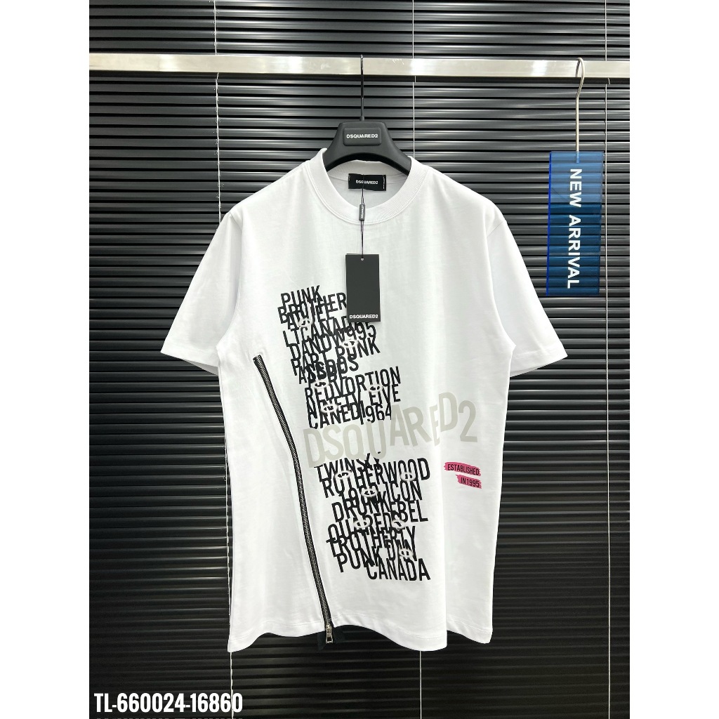 🔥HOT🔥Áo thun DSQUARED2 in chữ phối khóa thiết kế Hot trend Nam nữ New 2024