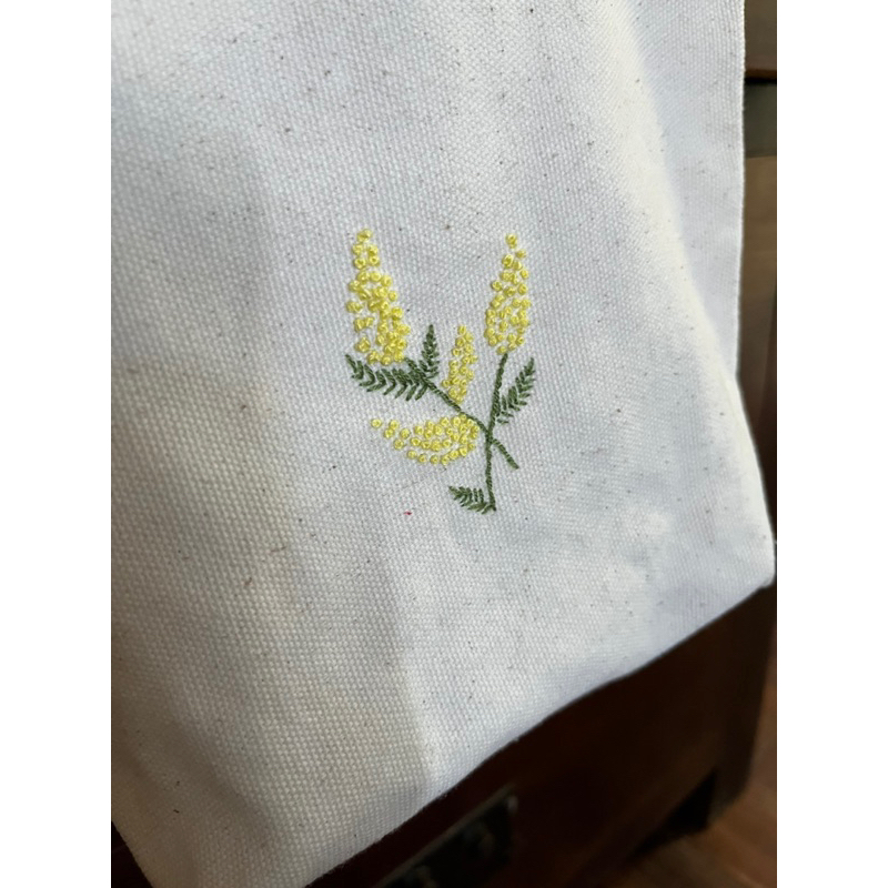 Túi ăn trưa, túi đựng hai bình nước có thêu