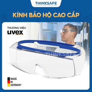 Kính bảo hộ cao cấp Uvex Super OTG chính hãng, chống bụi, chống tia uv, đeo chung kính cận chống đọng sương - THINKSAFE