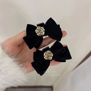 Top 2: [Hàng Có Sẵn] Kẹp tóc basic đính hoa trà mini siêu xinh cho nữ