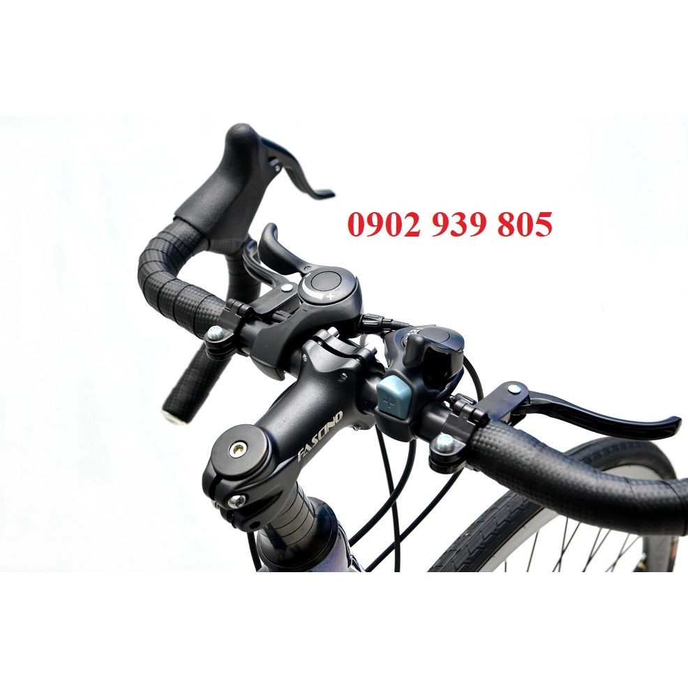 Xe Đạp đua FASCINO FR700S Cuộc TAY CONG CÓ THẮNG PHỤ