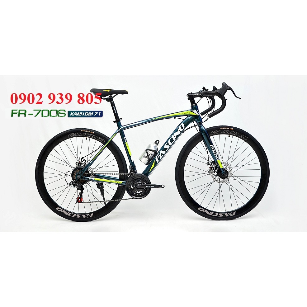 Xe Đạp đua FASCINO FR700S Cuộc TAY CONG CÓ THẮNG PHỤ