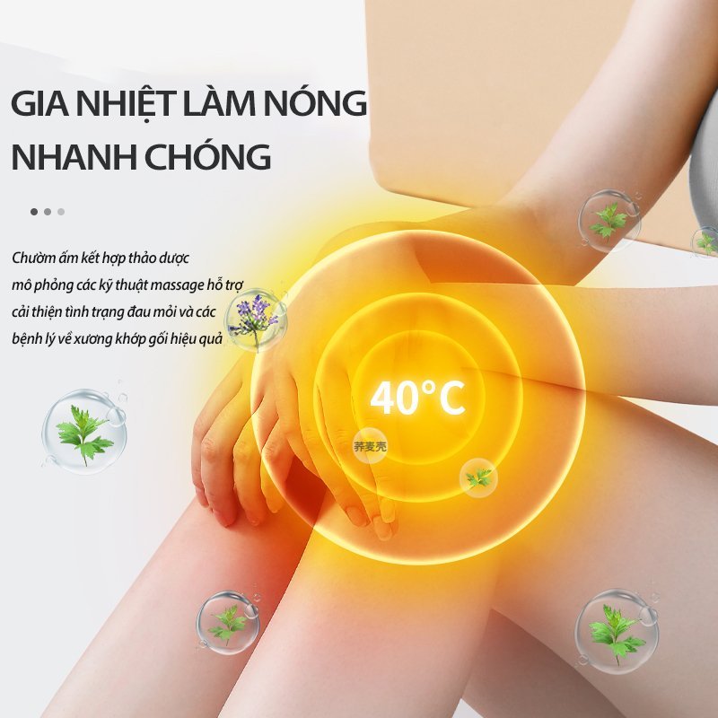 Máy Massage Đầu Gối Đa Năng Rulax RL21, Co Bóp Túi Khí, Sạc Pin Cao Cấp, Bảo Hành Chính Hãng 12 Tháng