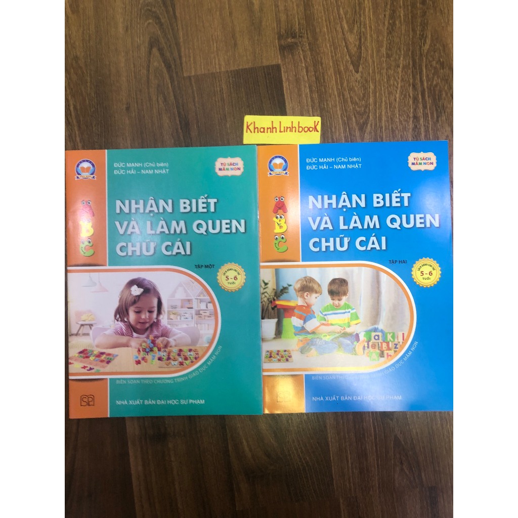 Sách Combo nhận biết và làm quen chữ cái Tập 1 + 2
