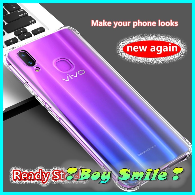 VIVO Y1s/Y91C/Y90 Ốp Lưng chống va đâp Anti Shock cho VIVO Y1s/Y91C/Y90  Trong Suốt Siêu Rẻ