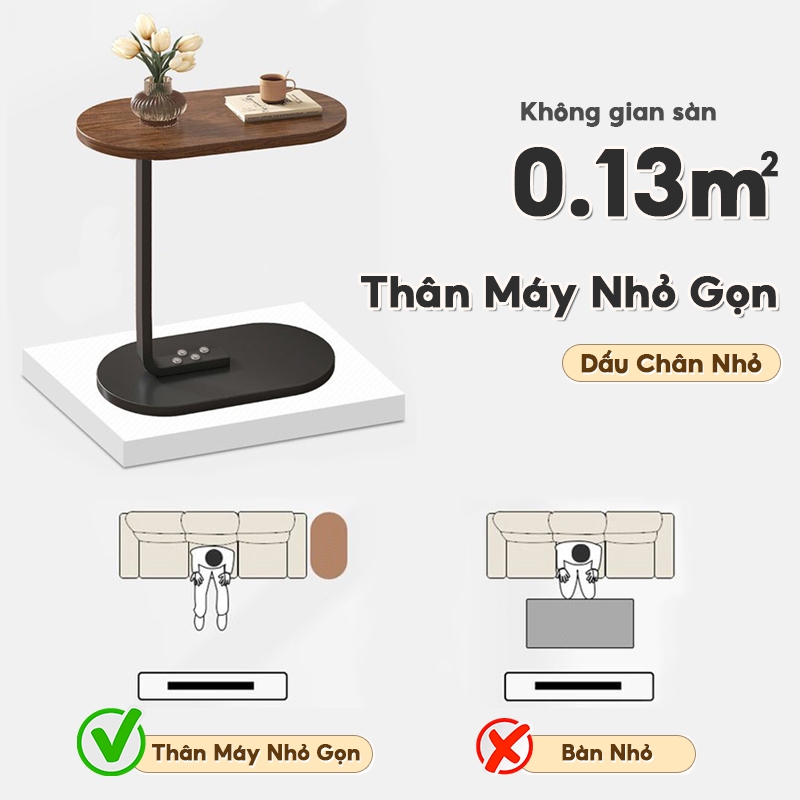 KIOOK Bàn Trà Cafe Phòng Khách, Sofa Mini Decor Phong Cách đơn Giản Bàn Uống Cafe, Bàn Nhỏ Đầu Giường Cho Phòng Ngủ | BigBuy360 - bigbuy360.vn
