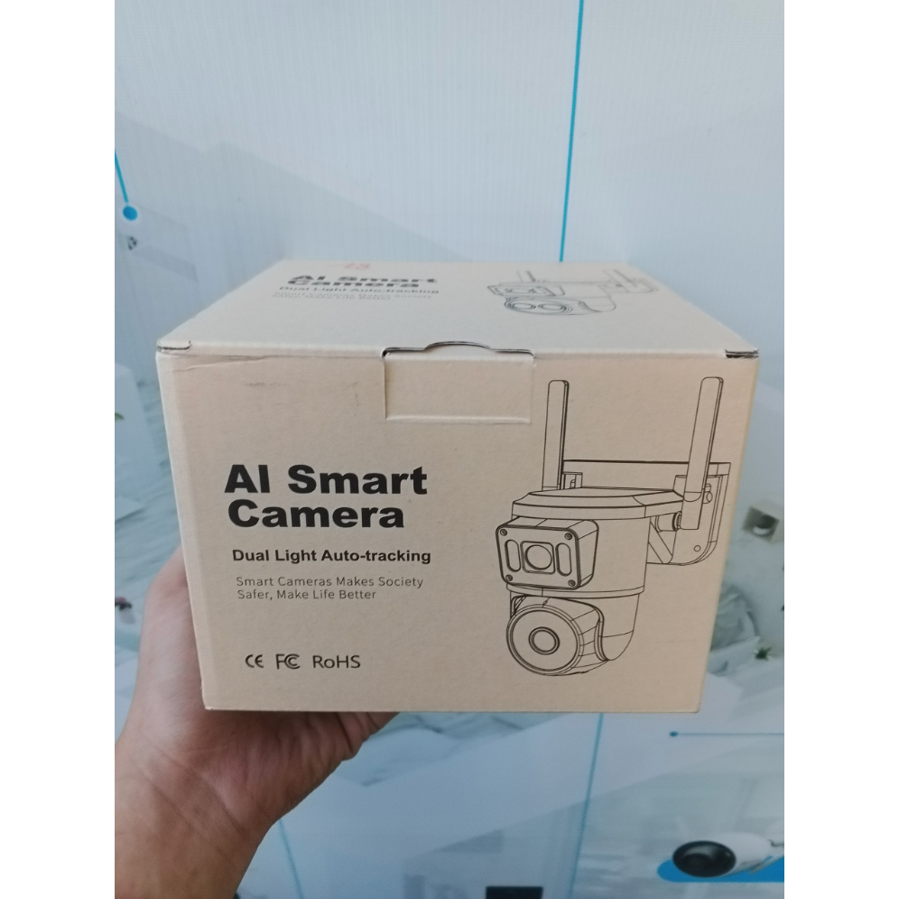 Camera Wifi Yoosee 2 khung hình Q18 LED TO 6MP | 4K | Ngoài trời | 2 ống kính 2 khung hình