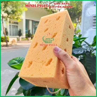 Miếng mút bọt biển phô mai minh phát tạo hiệu ứng sơn tường trang trí