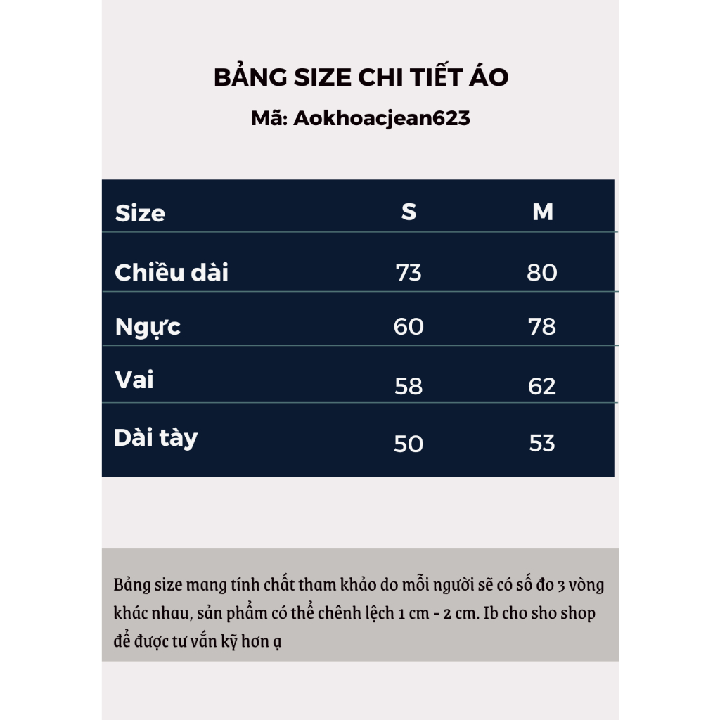 Áo khoác bò oversize phong cách ulzzang Aokhoacbo5010_P0K36