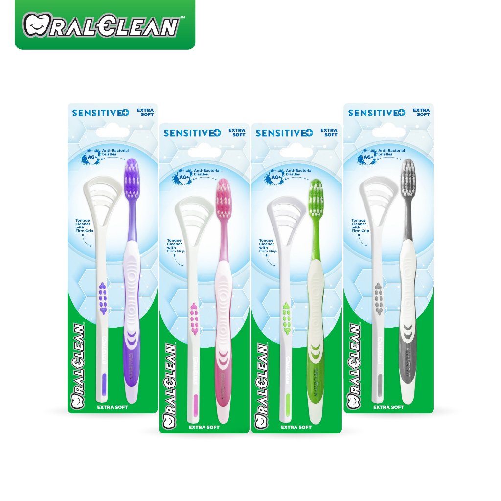 Bộ đôi bàn chải đánh răng và bàn chải vệ sinh lưỡi Sensitive+