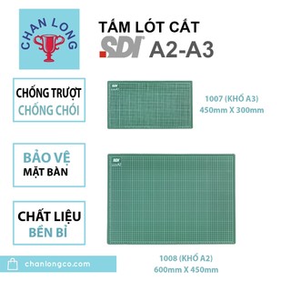 Bảng cắt kỹ thuật, tấm lót cắt khổ A2,A3 chính hãng SDI Cutting Mat. Dùng kê cắt, dán, rạch Washi Tape, làm đồ handmade