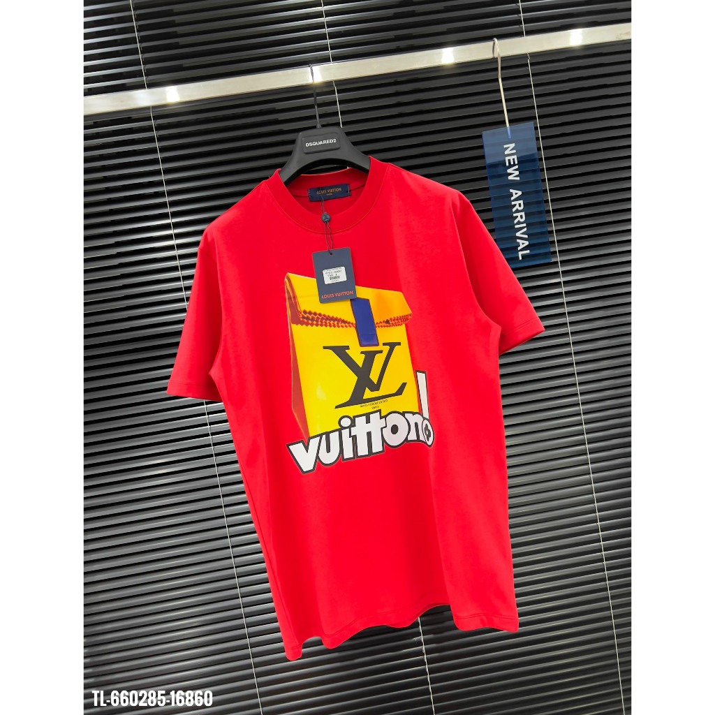 🔥Hot🔥Áo thun LV in hình thiết kế hot trend Nam nữ New 2024