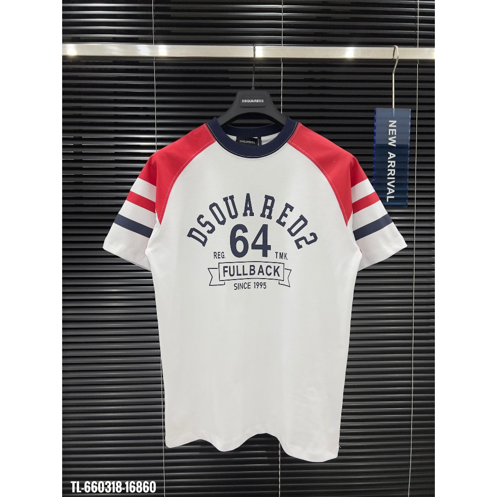 🔥Hot🔥Áo thun DSQUARED2 college stud thiết kế hot trend Nam nữ New 2024
