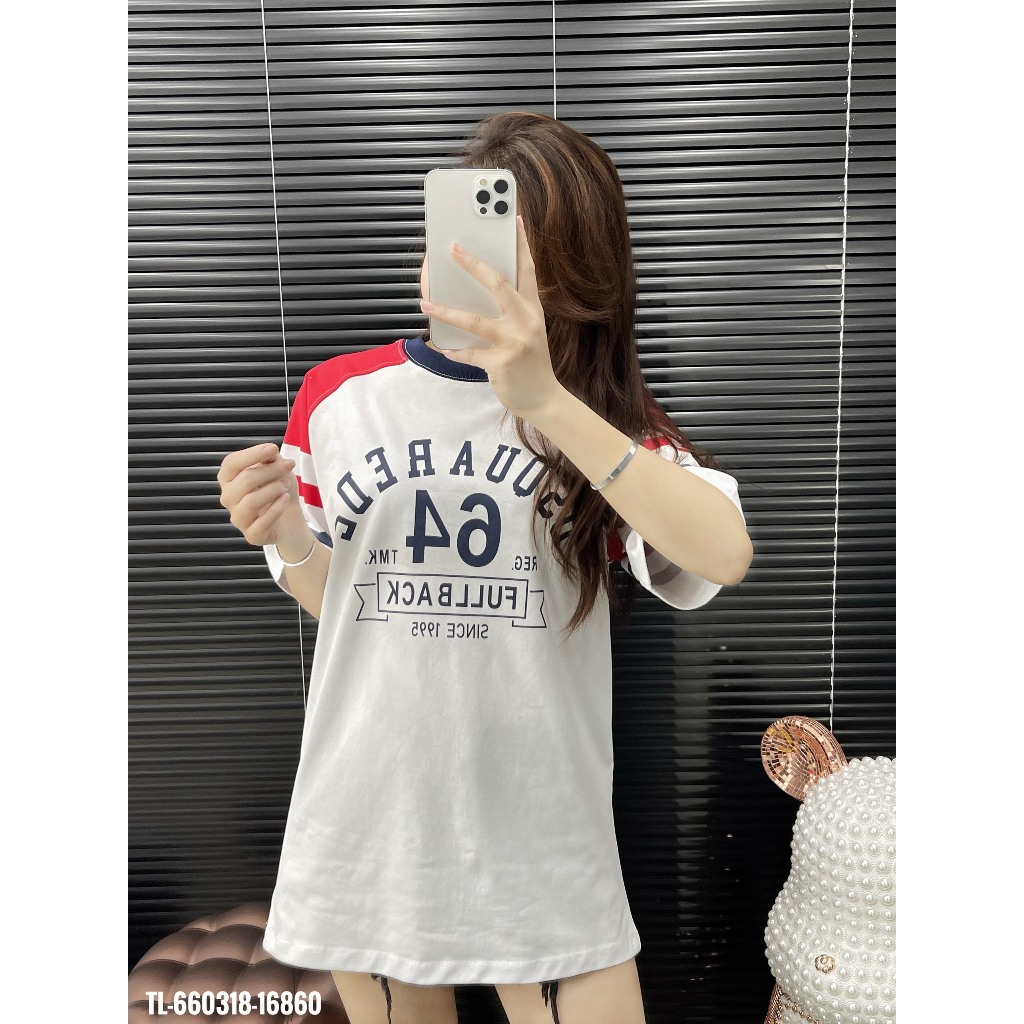 🔥Hot🔥Áo thun DSQUARED2 college stud thiết kế hot trend Nam nữ New 2024