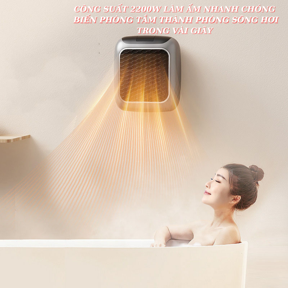 Máy Sưởi Ấm Mini Xiaomi - Glenda, Cầm Tay Nhiều Cấp Độ Làm Nóng Nhanh Chóng, Công Suất 800W, Cho Phòng Ngủ, Phòng khách