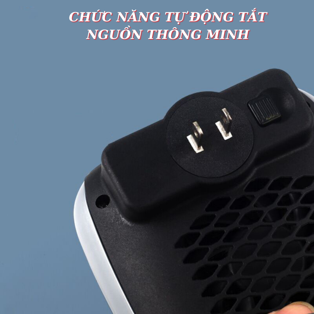 Máy Sưởi Ấm Mini Xiaomi - Glenda, Cầm Tay Nhiều Cấp Độ Làm Nóng Nhanh Chóng, Công Suất 800W, Cho Phòng Ngủ, Phòng khách