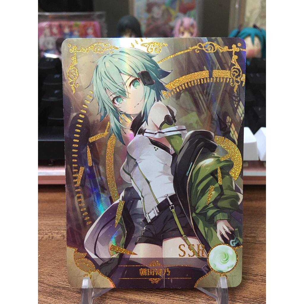 Thẻ bo góc nhân vật Shino Asada – Sword Art Online NS-05-M05 – SSR
