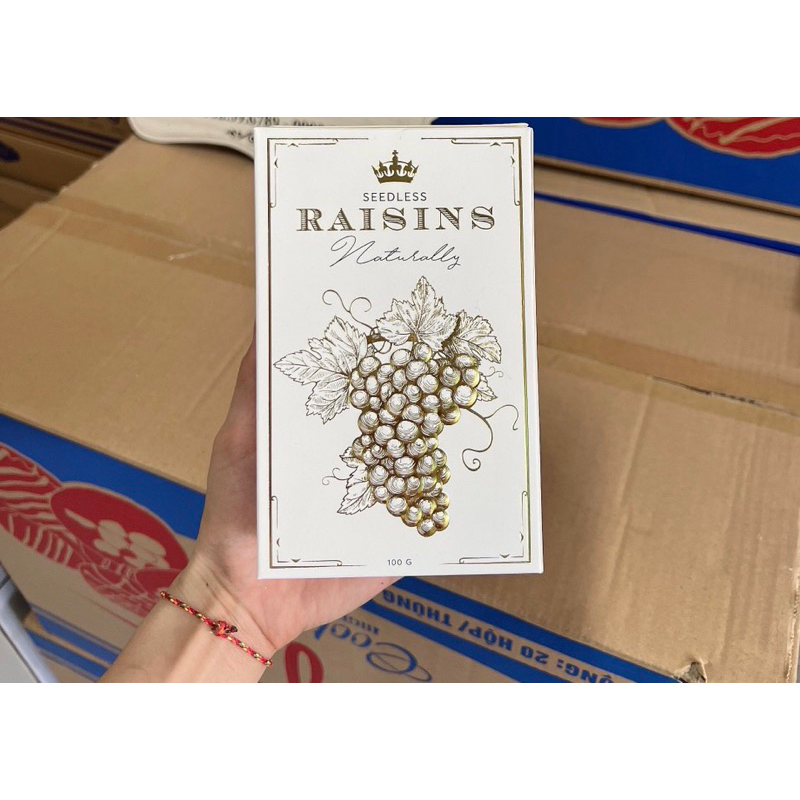 NHO RAISINS 100gr MẪU ĐẸP SANG