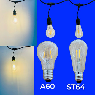 BÓNG ĐÈN LED EDISON CÔNG SUẤT 4W LOẠI ST64 VÀ A60 DÙNG CHIẾU SÁNG TRANG TRÍ QUÁN CAFE - CỬA HÀNG ...