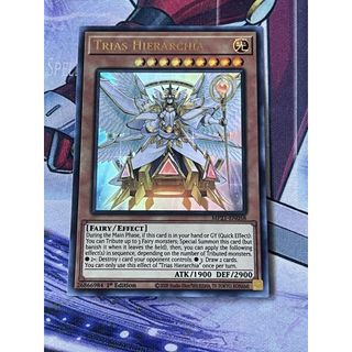 Lá thẻ bài Yugioh Trias Hierarchia - ultra Rare - Tặng bọc bài nhựa bảo quản