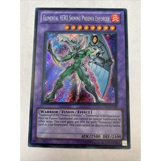 Lá bài thẻ bài Yugioh Elemental HERO Shining Phoenix Enforcer – Secret Rare - Tặng bọc bài nhựa bảo quản