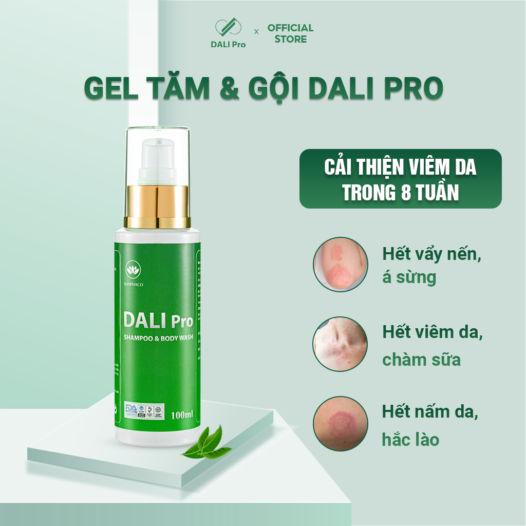 Gel Tắm Gội Phục hồi Vảy nến, Viêm da cơ địa, Chàm da, Da tiết bã, Nấm da, Hắc lào, Á sừng, Chàm sữa