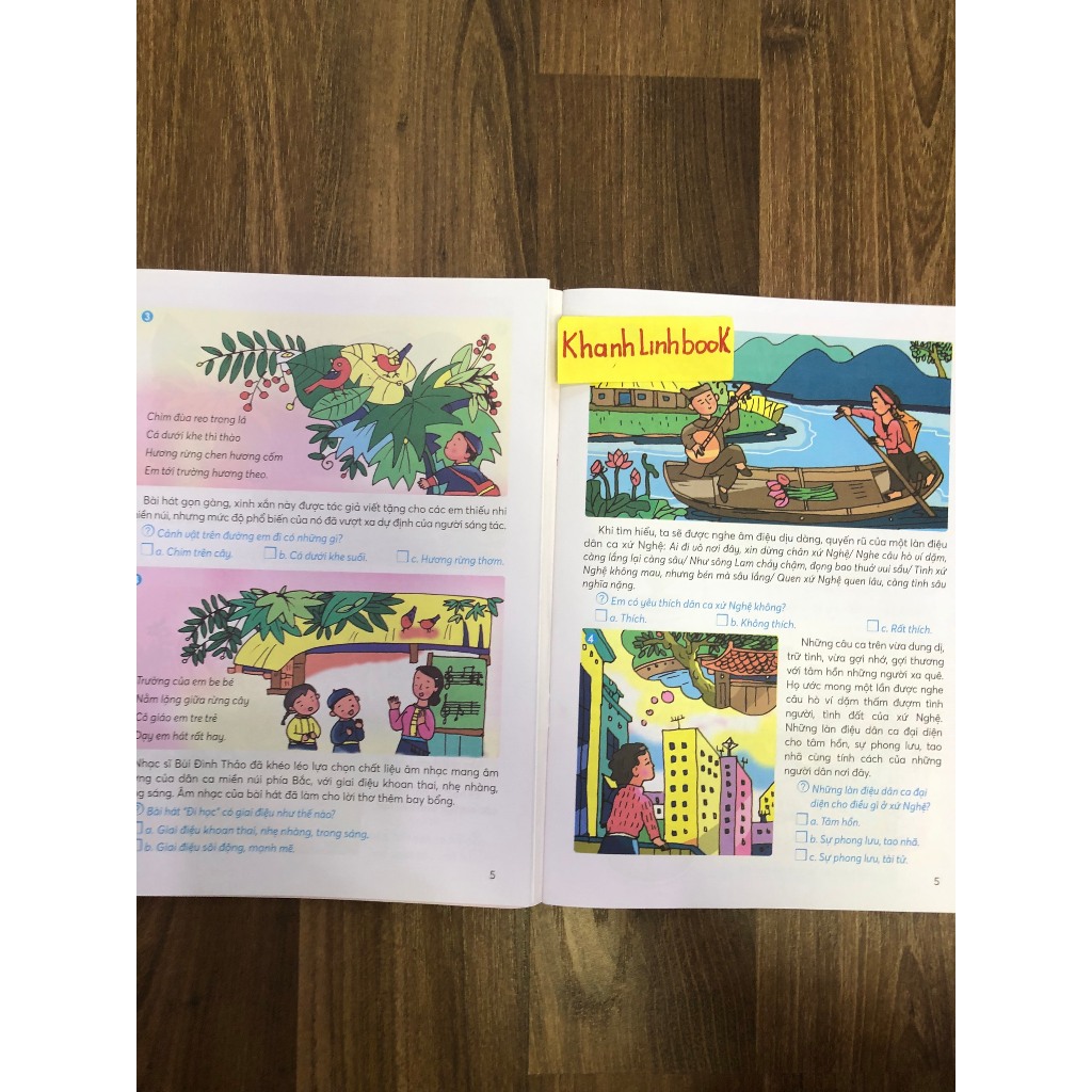 Sách Combo Bài tập trải nghiệm Âm nhạc 2 Tập 1 + 2