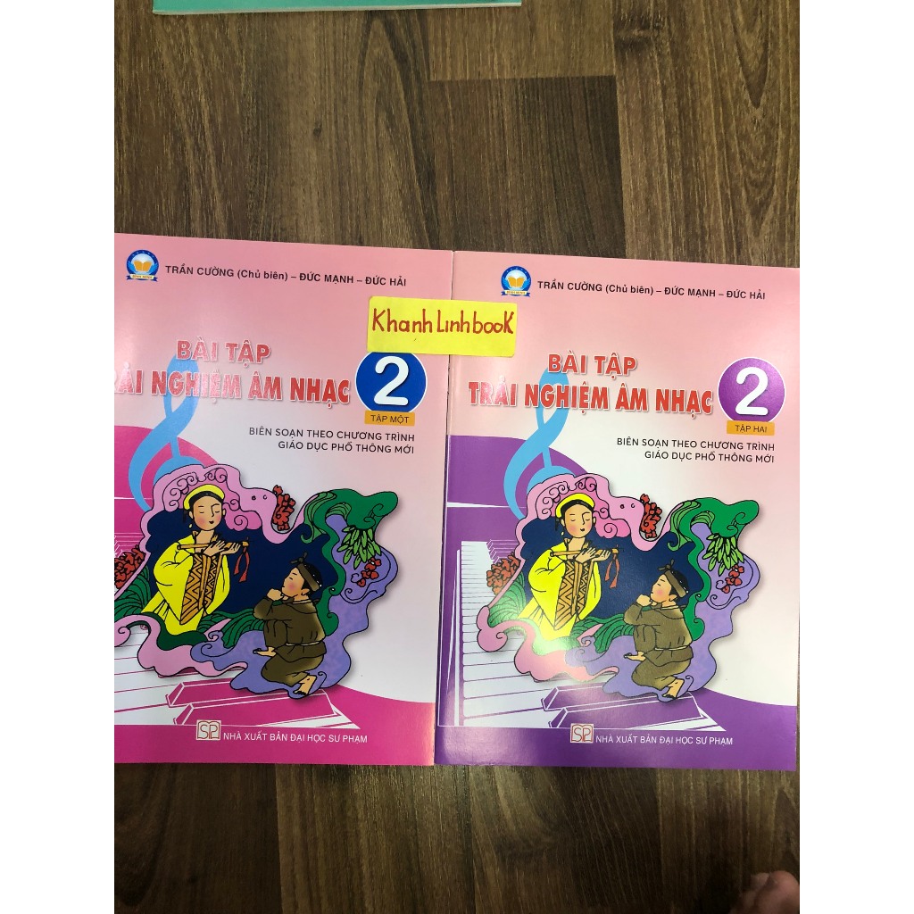 Sách Combo Bài tập trải nghiệm Âm nhạc 2 Tập 1 + 2
