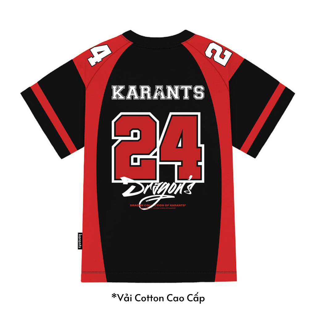 [BST Tết Karants 2024] - Áo thun thể thao Dragon Karants Vải Cotton Cao Cấp Local Brand Form Oversize - KR71