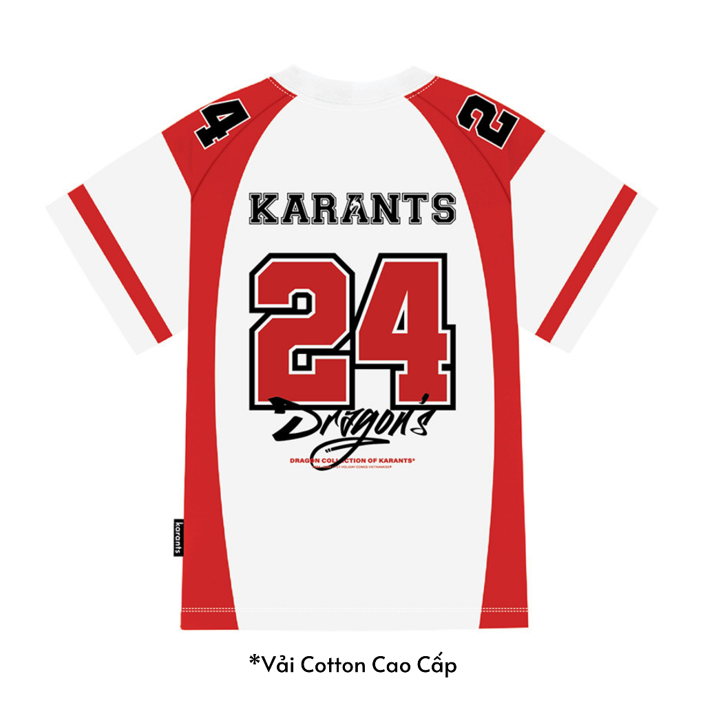 [BST Tết Karants 2024] - Áo thun thể thao Dragon Karants Vải Cotton Cao Cấp Local Brand Form Oversize - KR71