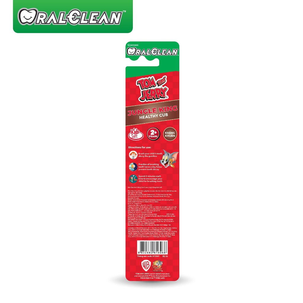 Bàn Chải Đánh Răng Kid Oral Clean Jungle Royal Soft