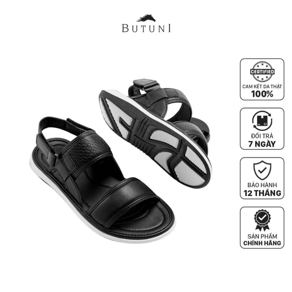 Dép sandal quai ngang Malfoy W Sandals da microfiber đế khâu thủ công chống nước bảo hành 12 tháng