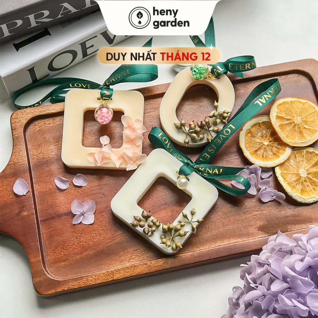 Sáp Thơm Hoa Khô Treo Tủ Quần Áo, Treo Xe Cao Cấp HENY GARDEN