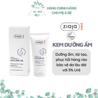 Kem dưỡng ẩm làm mềm da Ziaja Med với 3% Urê dưỡng ẩm dịu nhẹ và phục hồi da 50ml