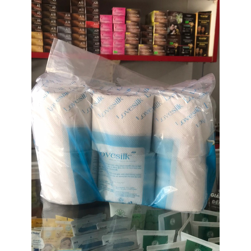 Giấy vệ sinh LOVESILK 12cuộn