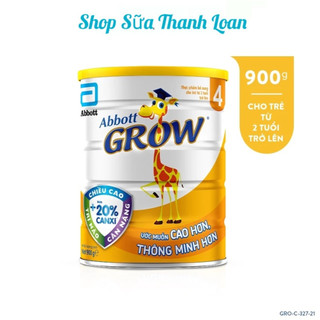 Sữa bột abbott grow 4 hộp 900g cho trẻ trên 2 tuổi.