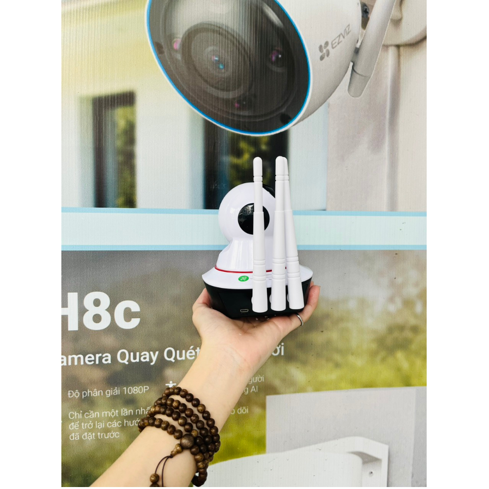 Camera Wifi Yoosee 3 Râu 2.0Mpx - Giám sát nhà cửa, văn phòng