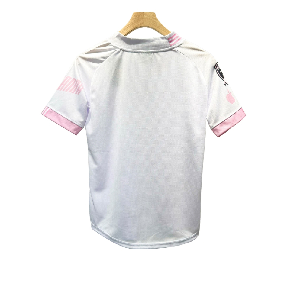 Bộ Quần Áo Bóng Đá CLB Messi Inter Miami Trắng Xoay - Đồ Đá Banh 2024 - Logo Thêu - Vải Mè Cao Cấp - TR Sport