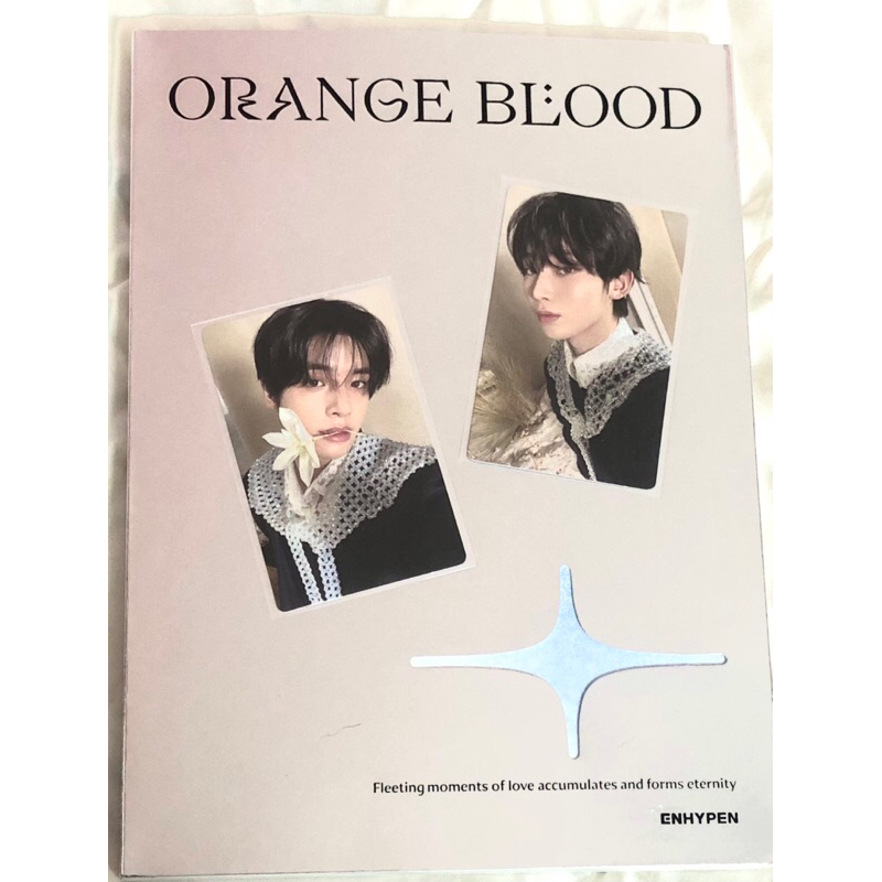 Card Enhypen Album Orange Blood
