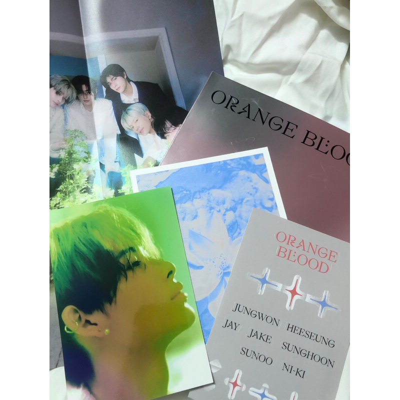 Card Enhypen Album Orange Blood