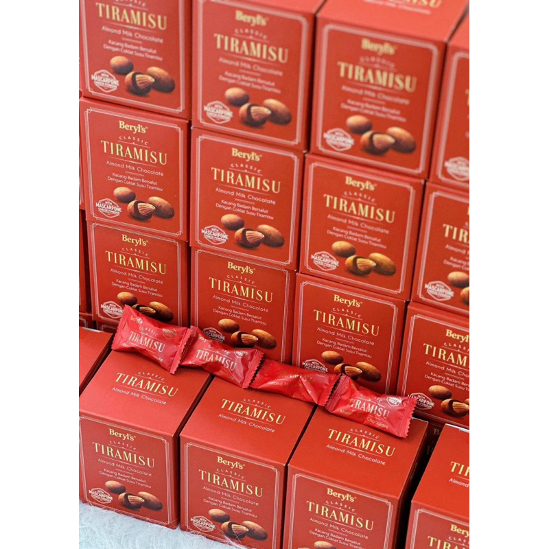 Socola Tiramisu Beryl's 100g Almond chocolate