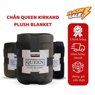 [ Hàng Mỹ ] Chăn lông cừu KIRKLAND Queen Plush Blanket 248 x 233cm Cam Kết Chính Hãng, Nhập Khẩu Đầy Đủ Hóa Đơn VAT