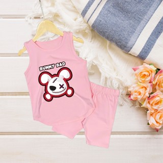  Bộ đồ bé gái hình đầu thỏ cho bé 6kg đến 30kg.BDBG99. 