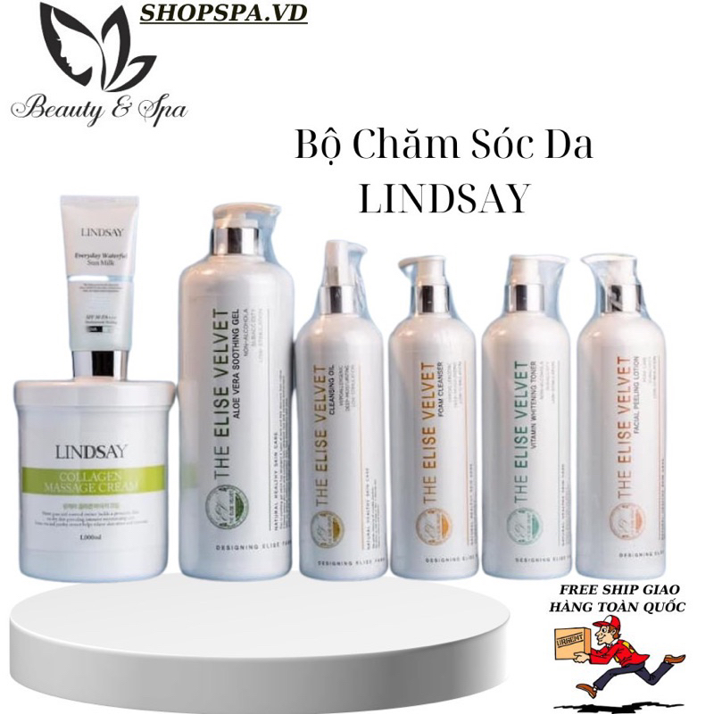 Lindsay Hàn Quốc, Bộ Chăm Sóc Da Cơ Bản Cho Cá Nhân Spa Thẩm Mỹ Viện Bộ Chăm Sóc Da Chính Hãng LinsDay