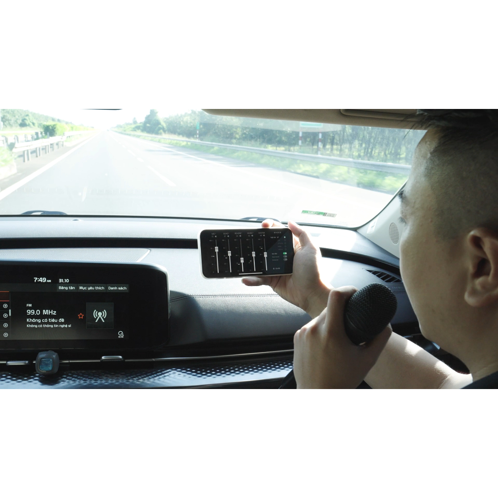 Micro hát karaoke cho xe ô tô ACNOS MiCar 3