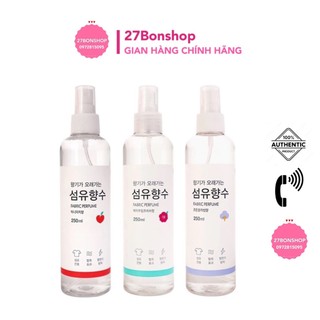 XỊT THƠM QUẦN ÁO FABRIC PERFUME HÀN QUỐC 250ML