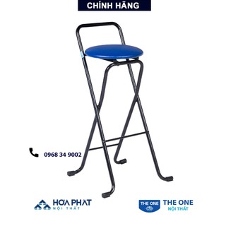 Ghế bar sb07 chính hãng nội thất hòa phát - ghế có thể gấp gọn, ghế cao 70cm