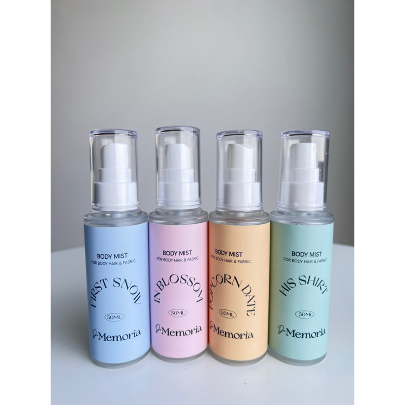 Xịt Thơm Cơ Thể Body Mist Không Cồn De Memoria 50ml