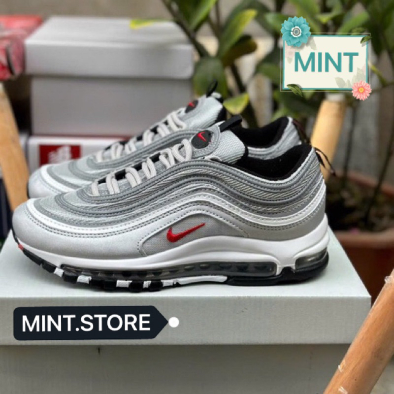 Giày sneaker air max 97 bạc
